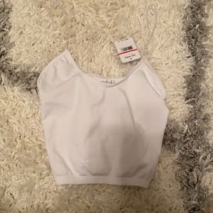 Free people skinny strap crop cami.